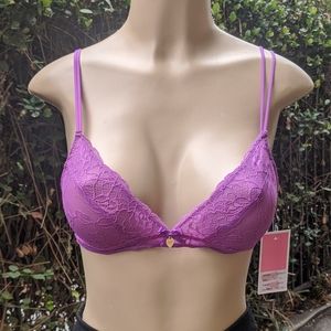 'Juicy Couture' Purple Lace Bralette (M)